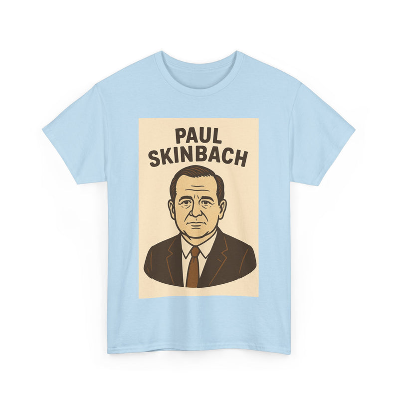 Retro Graphic Tee - Paul Skinbach, Vintage Style Shirt, Casual Wear, Gift for Him, Unisex Cotton T-Shirt
