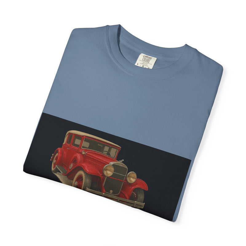 1929 Caddilac T-Shirt, Car Enthusiast Tee, 1929 Cadillac Shirt, Gift for Him, Classic Auto Fashion, Unisex Garment-Dyed Top