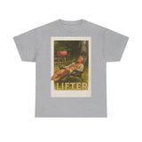 Relaxed Lifter Cotton Tee, Vintage Workout Tee, Unisex Gym Shirt, Casual Fitness Apparel, Gift for Fitness Enthusiasts