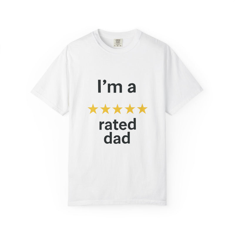 Dad Humor T-Shirt - I'm a Rated Dad Tee for Father's Day, Birthday Gift, Casual Wear, Unisex Apparel, Dad Jokes