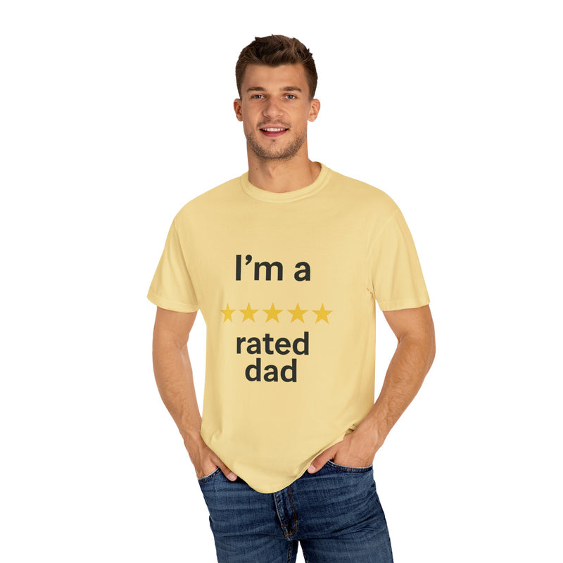 Dad Humor T-Shirt - I'm a Rated Dad Tee for Father's Day, Birthday Gift, Casual Wear, Unisex Apparel, Dad Jokes
