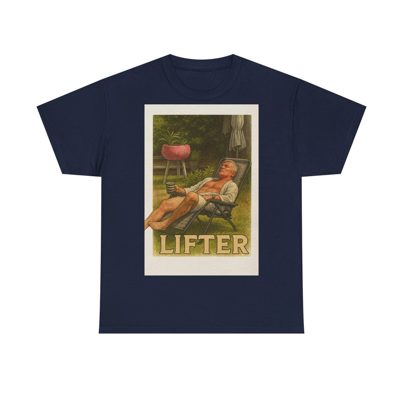 Relaxed Lifter Cotton Tee, Vintage Workout Tee, Unisex Gym Shirt, Casual Fitness Apparel, Gift for Fitness Enthusiasts