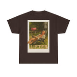 Relaxed Lifter Cotton Tee, Vintage Workout Tee, Unisex Gym Shirt, Casual Fitness Apparel, Gift for Fitness Enthusiasts