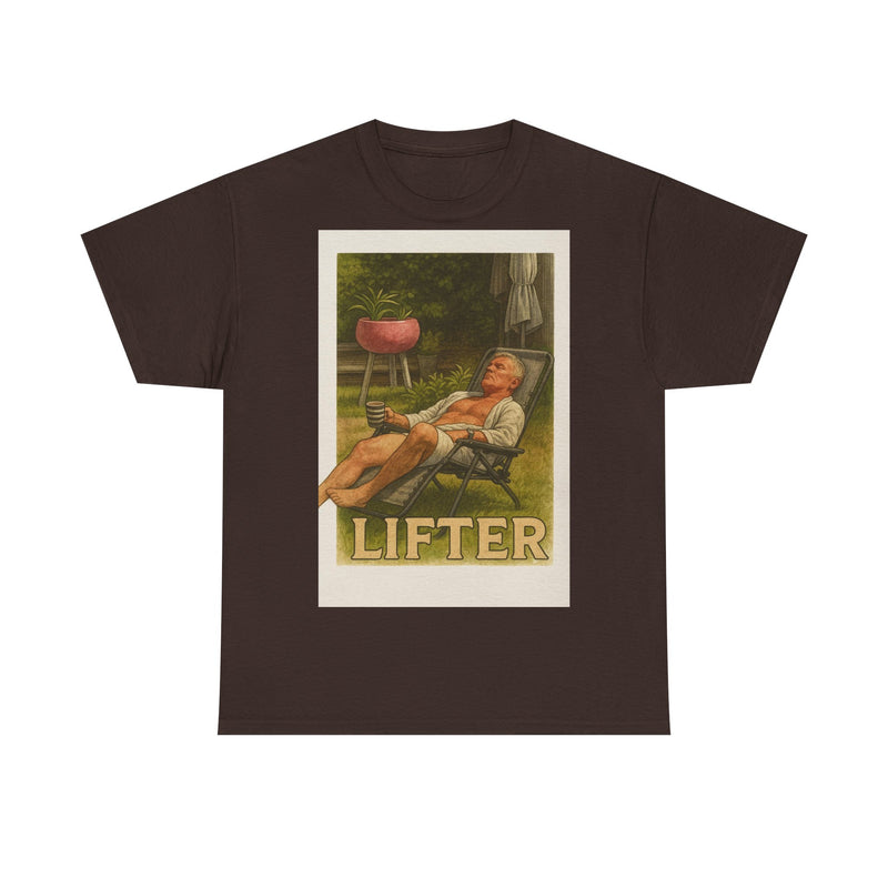 Relaxed Lifter Cotton Tee, Vintage Workout Tee, Unisex Gym Shirt, Casual Fitness Apparel, Gift for Fitness Enthusiasts