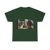 Unisex Heavy Cotton Tee - Playful Nostalgia Shirt, Casual Wear, Gift for Friends, Movie Night, Unique Graphic Tee