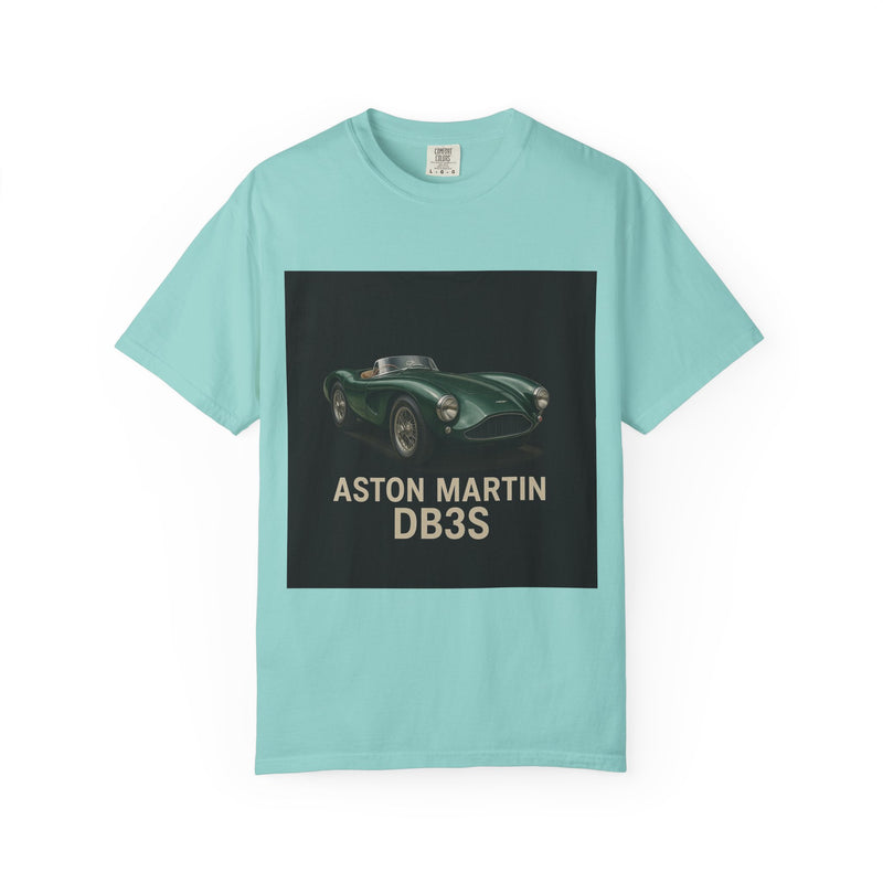 Aston Martin DB3S Unisex Garment-Dyed T-shirt, Car Enthusiast Tee, Vintage Auto Apparel, Perfect Gift for Him, Birthday or Christmas