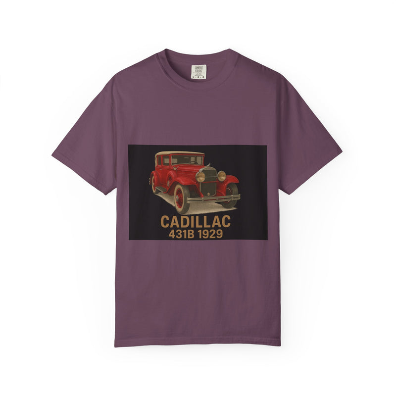 1929 Caddilac T-Shirt, Car Enthusiast Tee, 1929 Cadillac Shirt, Gift for Him, Classic Auto Fashion, Unisex Garment-Dyed Top
