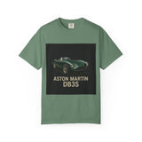 Aston Martin DB3S Unisex Garment-Dyed T-shirt, Car Enthusiast Tee, Vintage Auto Apparel, Perfect Gift for Him, Birthday or Christmas