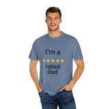 Dad Humor T-Shirt - I'm a Rated Dad Tee for Father's Day, Birthday Gift, Casual Wear, Unisex Apparel, Dad Jokes