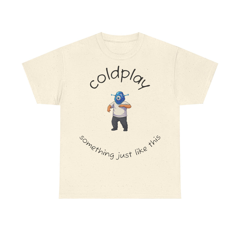 Coldplay Inspired Unisex Heavy Cotton Tee - Music Tee, Band T-Shirt, Concert Outfit, Music Lover Gift, Casual Wear