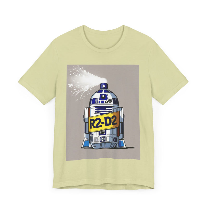R2-D2 Inspired Unisex Jersey Tee - Fun Graphic Shirt, Space Lover Gift, Nerdy Apparel, Geek Fashion, Birthday Present, Casual Wear