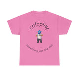 Coldplay Inspired Unisex Heavy Cotton Tee - Music Tee, Band T-Shirt, Concert Outfit, Music Lover Gift, Casual Wear