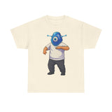 Whimsical Alien Graphic Tee for Casual Wear, Unisex Cotton T-Shirt, Fun Gift for Sci-Fi Lovers, Unique Everyday Wear, Cool Graphic Design