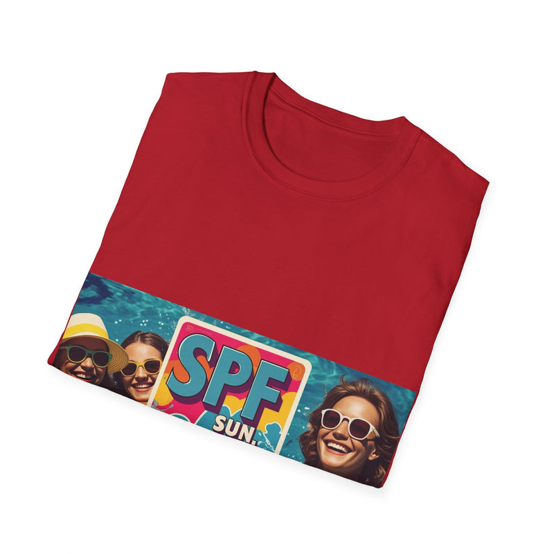 Summer Fun T-Shirt - SPF Pool Party Tee, Beachwear, Vacation Shirt, Gift for Pool Lovers, Unisex Apparel