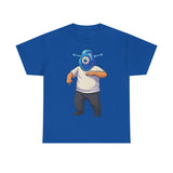 Whimsical Alien Graphic Tee for Casual Wear, Unisex Cotton T-Shirt, Fun Gift for Sci-Fi Lovers, Unique Everyday Wear, Cool Graphic Design