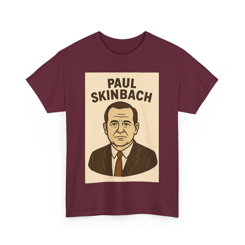 Retro Graphic Tee - Paul Skinbach, Vintage Style Shirt, Casual Wear, Gift for Him, Unisex Cotton T-Shirt