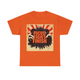 Focus Fight Finish Tee - Motivational T-Shirt, Fitness Shirt, Gym Apparel, Unisex Casual Wear, Gift for Athletes