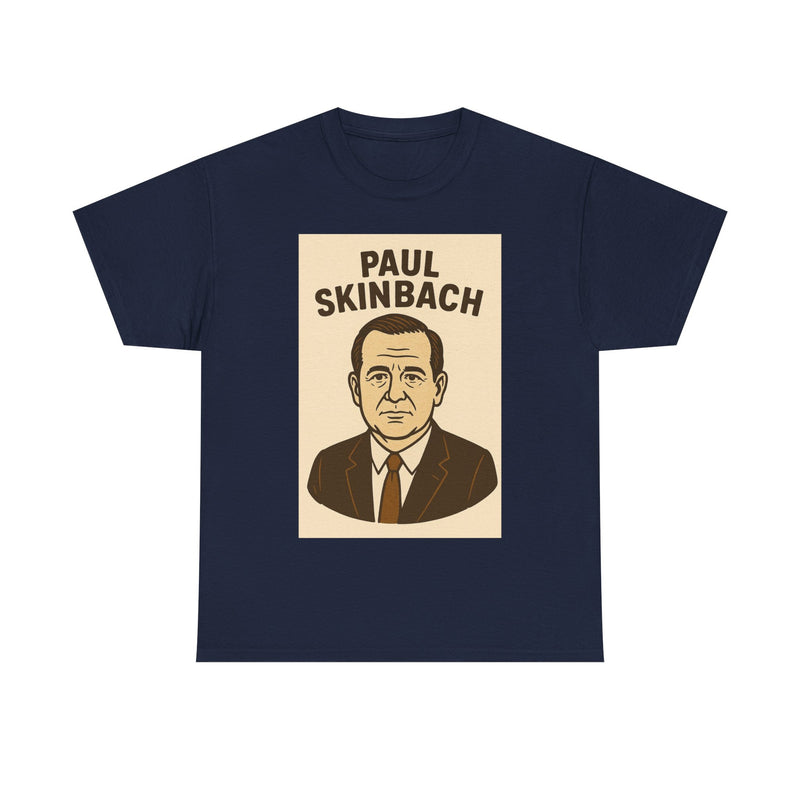 Retro Graphic Tee - Paul Skinbach, Vintage Style Shirt, Casual Wear, Gift for Him, Unisex Cotton T-Shirt